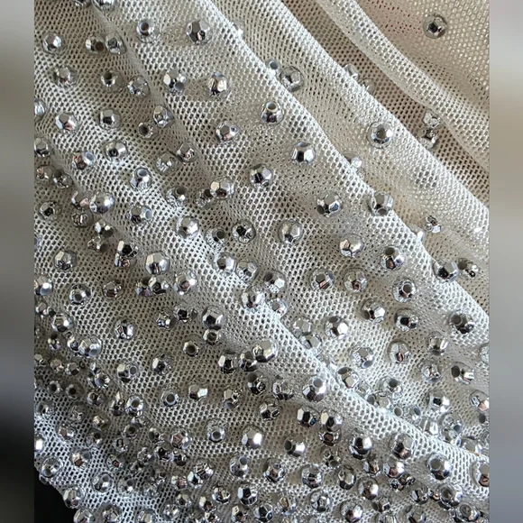 Jackie Jon NY Elegant Black and White Maxi Dress - Picture 3 of 8